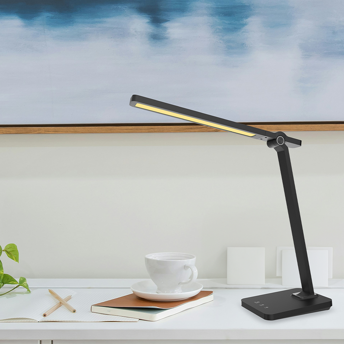 Vencha Lighting Bruce 10w LED Desk Lamp - Black