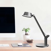 Vencha Lighting Hilda 8w LED Desk Lamp - Black-Nickel
