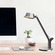 Vencha Lighting Hilda 8w LED Desk Lamp - Silver-White