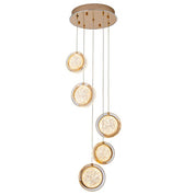 Vencha Lighting Yoyo-5 Light Round - Gold