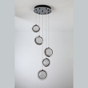 Vencha Lighting Yoyo-5 Light Round - Gun Metal