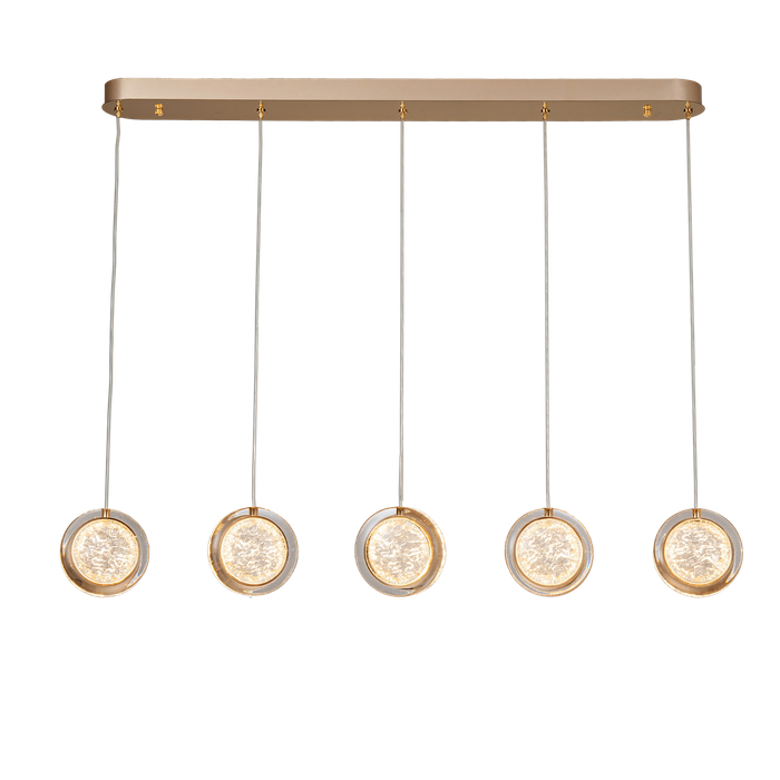 Vencha Lighting Yoyo-5 Light Bar - Gold