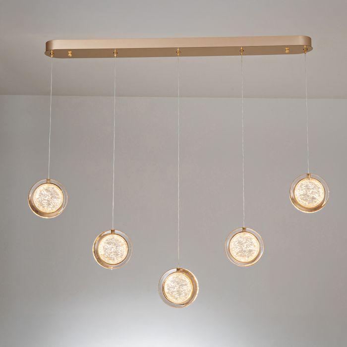 Vencha Lighting Yoyo-5 Light Bar - Gold