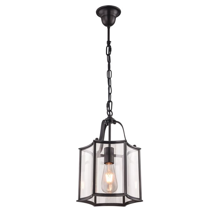 Vencha Lighting Brentwood Black Pendant - Small - 250 x 335