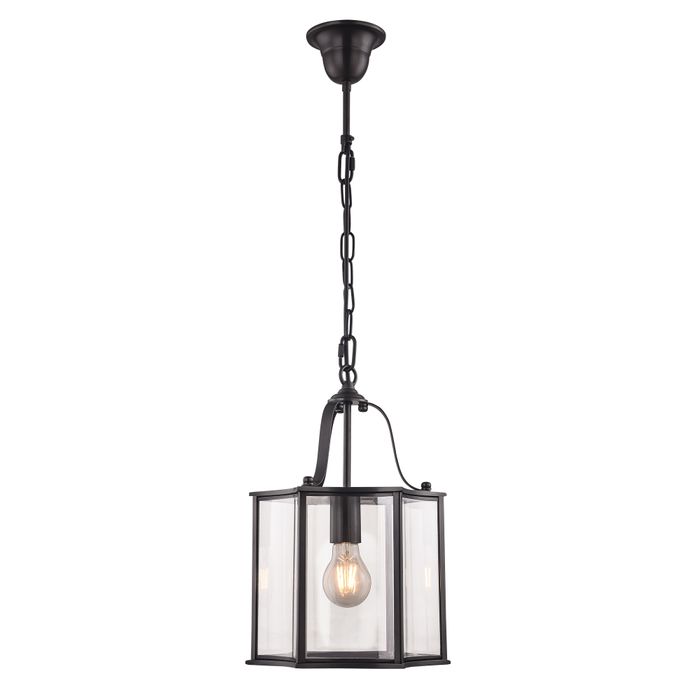 Vencha Lighting Brentwood Black Pendant - Small - 250 x 335