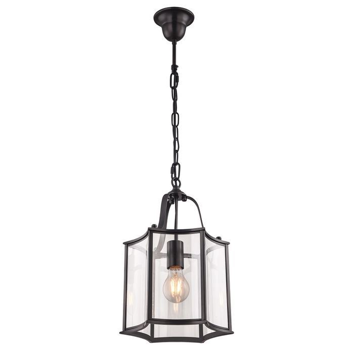 Vencha Lighting Brentwood Black Pendant - Small - 250 x 335