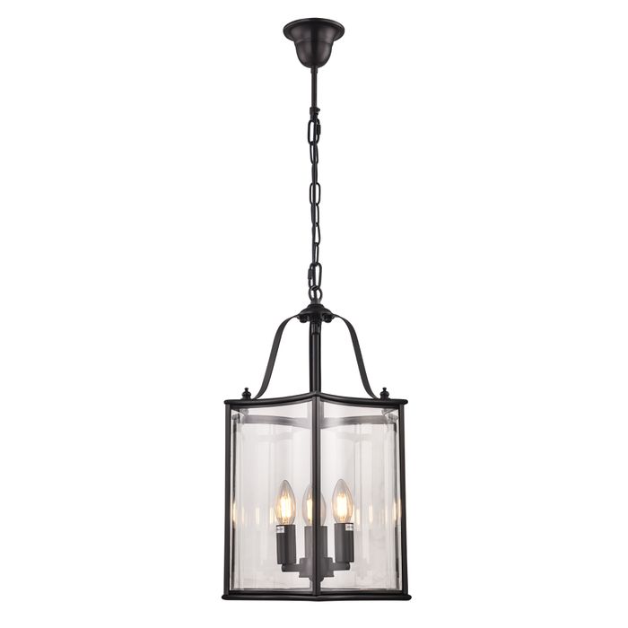 Vencha Lighting Brentwood Black Pendant - Medium - 320 x 650