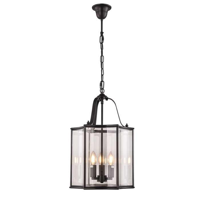 Vencha Lighting Brentwood Black Pendant - Medium - 320 x 650