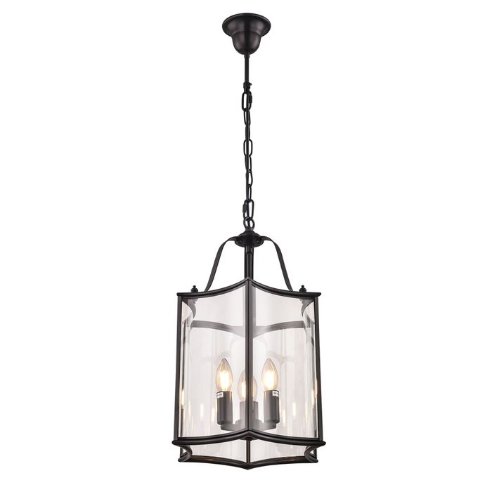 Vencha Lighting Brentwood Black Pendant - Medium - 320 x 650