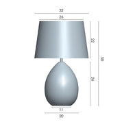 Vencha Lighting Bev Table Lamp - White