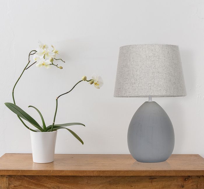 Vencha Lighting Bev Table Lamp - Grey