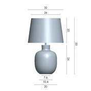 Vencha Lighting Ash Table Lamp