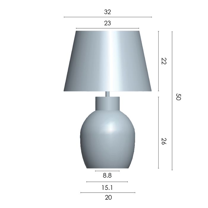 Vencha Lighting Sam Table Lamp
