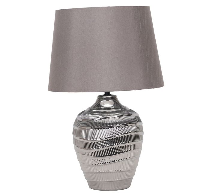 Vencha Lighting Lena Table Lamp - Silver