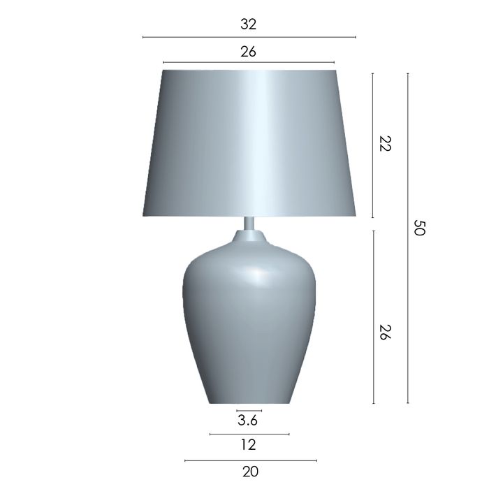 Vencha Lighting Lena Table Lamp - Gold