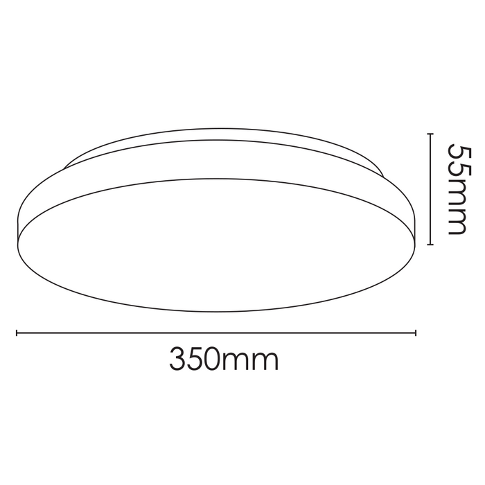 Vencha Lighting Dover 350mm 30w LED Ceiling Light