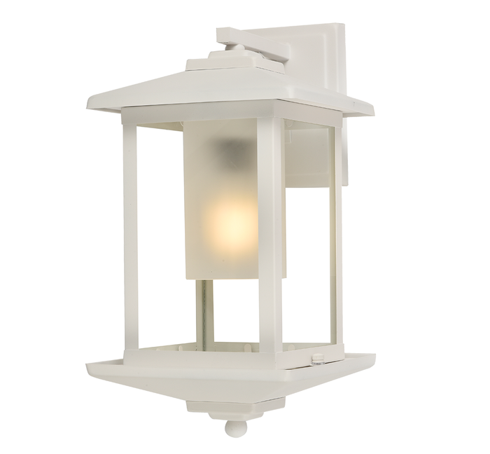 Vencha Lighting Barnet Exterior Wall Light - White
