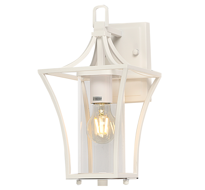 Vencha Lighting Bexley Exterior Wall Light - White