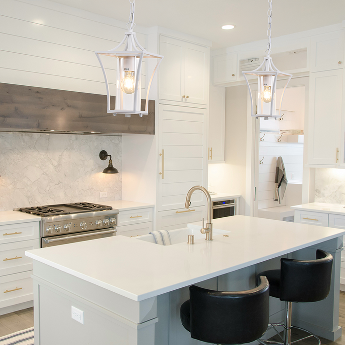 Vencha Lighting Bexley IP44 Pendant Light  - White