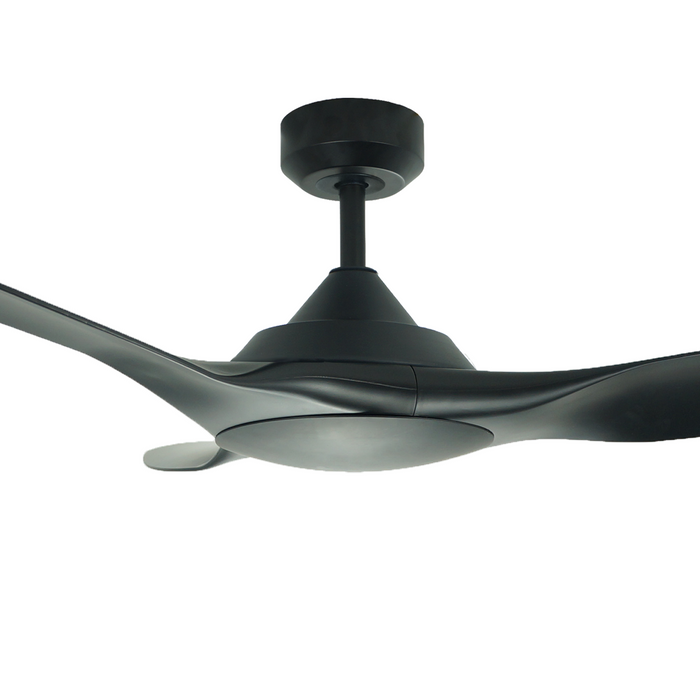 Vencha Lighting Raven RWS 46 DC Ceiling Fan - Black