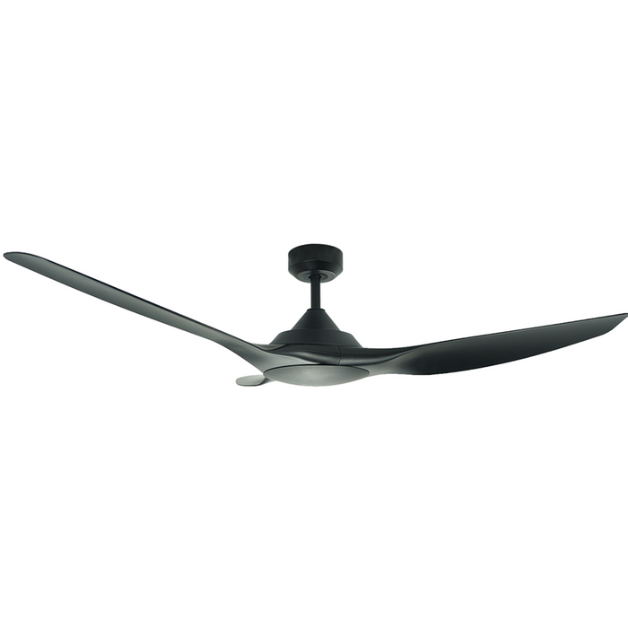 Vencha Lighting Raven RWS 46 DC Ceiling Fan - Black