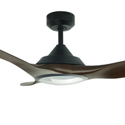 Vencha Lighting Raven RWS 52 DC Ceiling Fan - Walnut