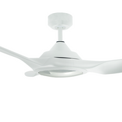 Vencha Lighting Raven RWS 64 DC Ceiling Fan - White