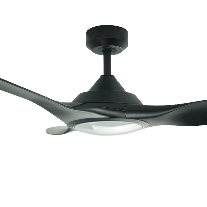Vencha Lighting Raven RWS 64 DC Ceiling Fan - Black