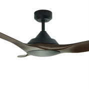 Vencha Lighting Raven RWS 64 DC Ceiling Fan - Walnut