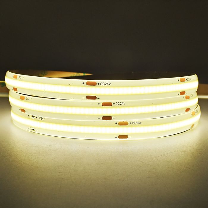 Vencha Lighting 10w COB Long Run LED Strip Light - 24v - IP65 - 1m - 4000K