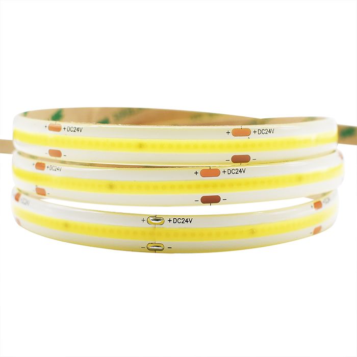 Vencha Lighting 10w COB Long Run LED Strip Light - 24v - IP65 - 1m - 6000K