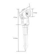 Vencha Lighting Thorn 3w Garden Spike - 3000K