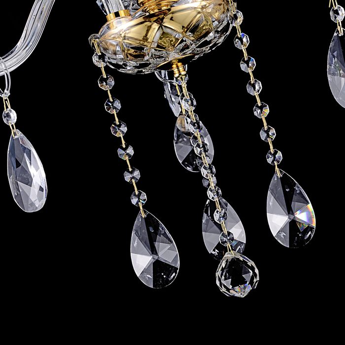 Vencha Lighting Bromley Crystal Chandelier - 3 Light