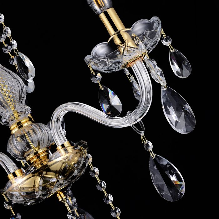 Vencha Lighting Bromley Crystal Chandelier - 3 Light