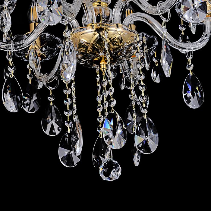 Vencha Lighting Bromley Crystal Chandelier  - 6 Light