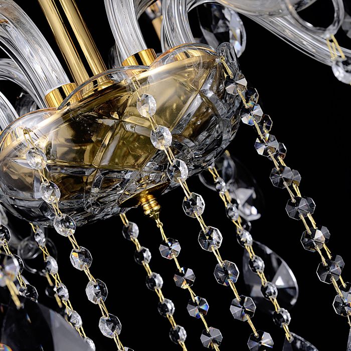 Vencha Lighting Bromley Crystal Chandelier  - 8-4 Light