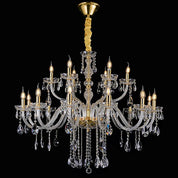 Vencha Lighting Bromley Crystal Chandelier  - 12-6 Light