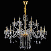 Vencha Lighting Bromley Crystal Chandelier  - 12-6 Light