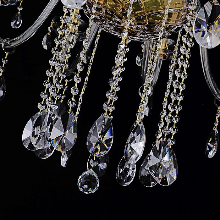 Vencha Lighting Bromley Crystal Chandelier  - 12-6 Light