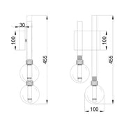 Vencha Lighting Meteor 2 Wall Light