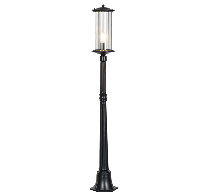 Vencha Lighting Watford Exterior Post Top and 1.05 Post Complete Set
