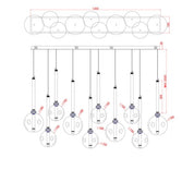 Vencha Lighting Meteor 10 Light - Bar
