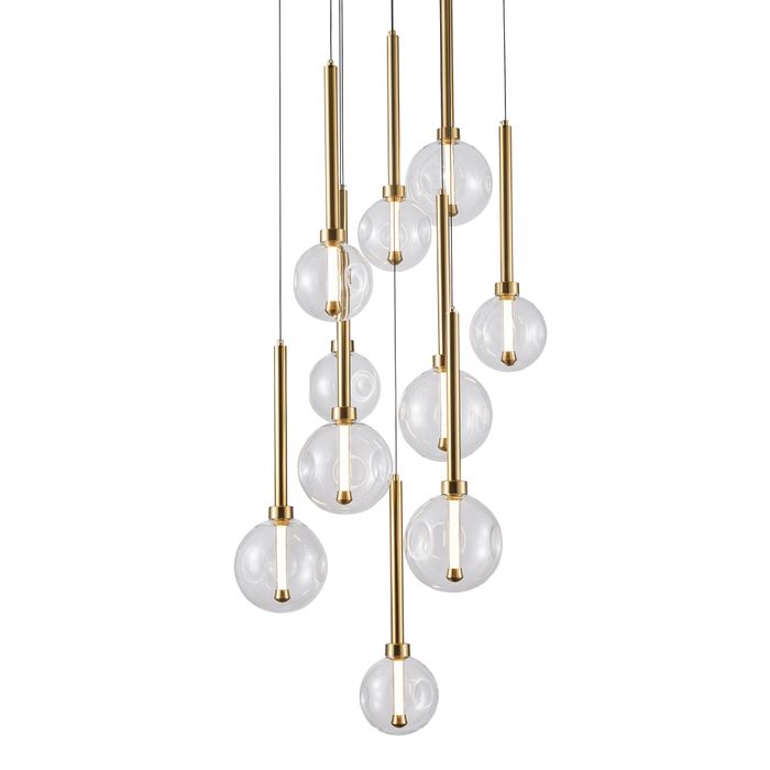 Vencha Lighting Meteor 10 Light Pendant - Round