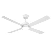 Vencha Lighting Bronco 52 DC Ceiling Fan - White with Light