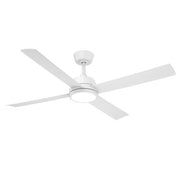 Vencha Lighting Bronco 52 DC Ceiling Fan - White with Light