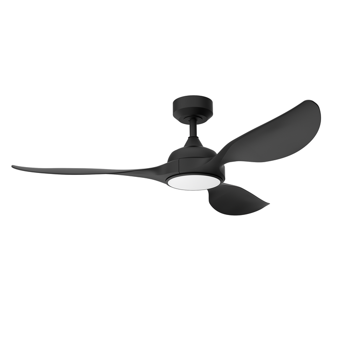 Vencha Lighting Ranger RWS 52 DC Ceiling Fan - Black
