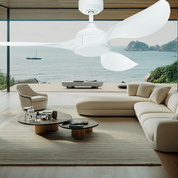 Vencha Lighting Ranger RWS 56 DC Ceiling Fan - White