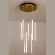 Vencha Lighting Centric - 8 Light Drop - Gold - 3 CCT