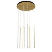 Vencha Lighting Centric - 8 Light Drop - Gold - 3 CCT
