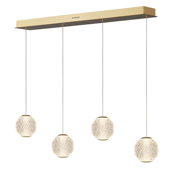 Vencha Lighting Langdon-4 Light Bar - Gold - 3K